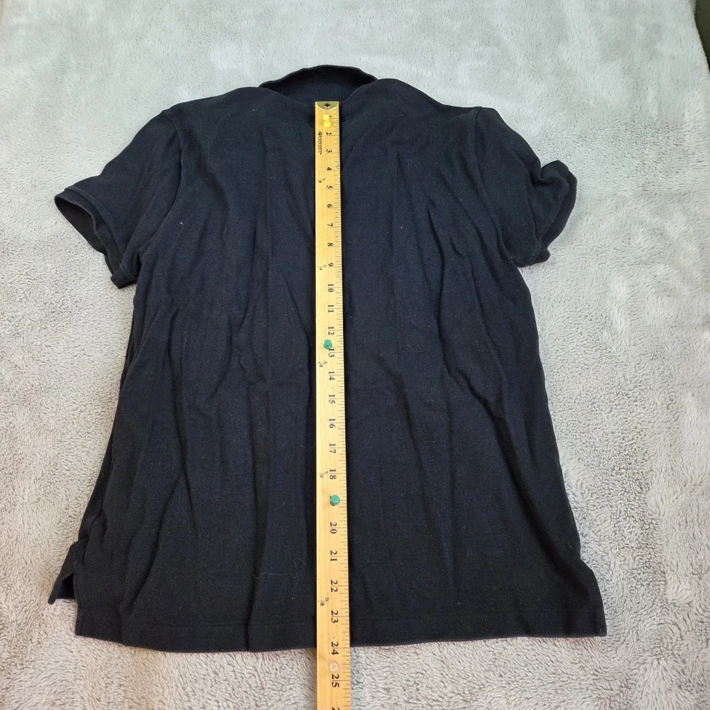 Polo Ralph Lauren Polo Mens L Classic Fit Short Sleeve Pique Pony Logo Black